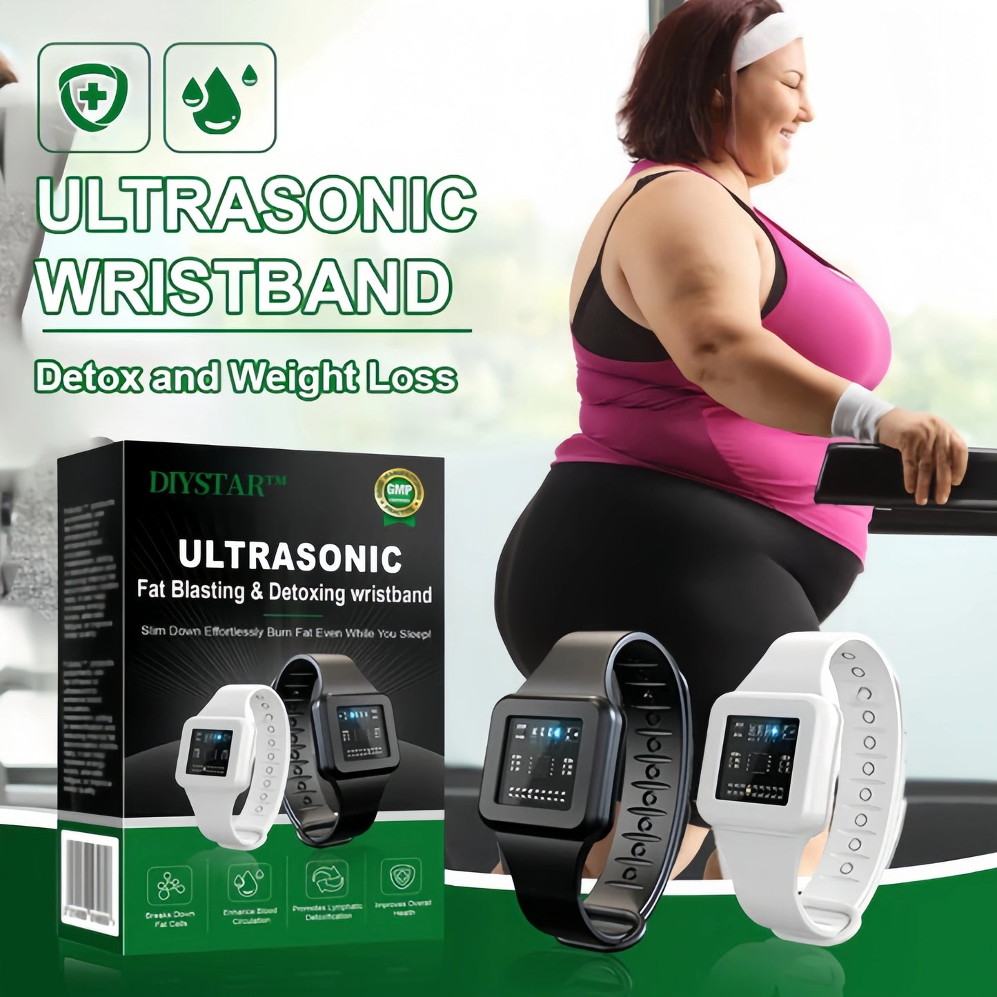 ✅FDA-approved | DIYSTAR™ Ultrasonic Fat Blasting and Detoxing Wristband