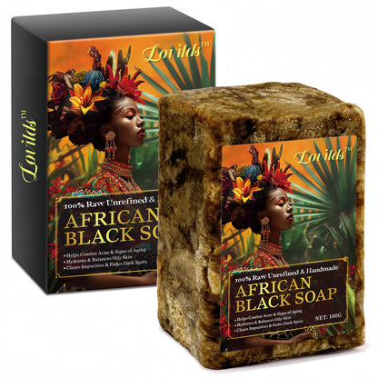 ✨Lovilds™ Natural Black Soap – The Ultimate Solution for Skin Health & Healing 🌿 – Buy 1 Get 1 Free!(LAST DAY) 🎁🛒