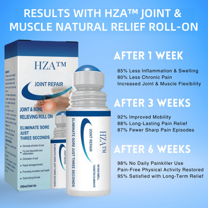 ✅Official Store | HZA™ Joint & Muscle Natural Relief Roll-On for Chronic Pain, inflammation and Swelling